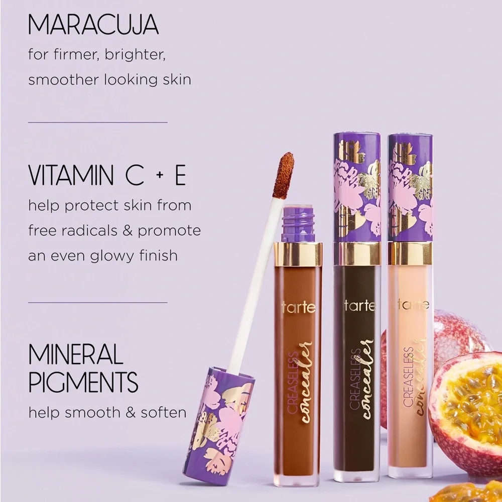 5🌟TOP Rated~TARTE Cosmetics~Creaseless Full Coverage Concealer Makeup~Full Size